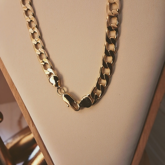 💥 Pretty Bird 18K Yellow Gold Plated Large Link Chain – 24 Inch - Picture 5 of 9